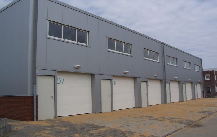 Buitenaanzicht bedrijfsverzamelgebouw